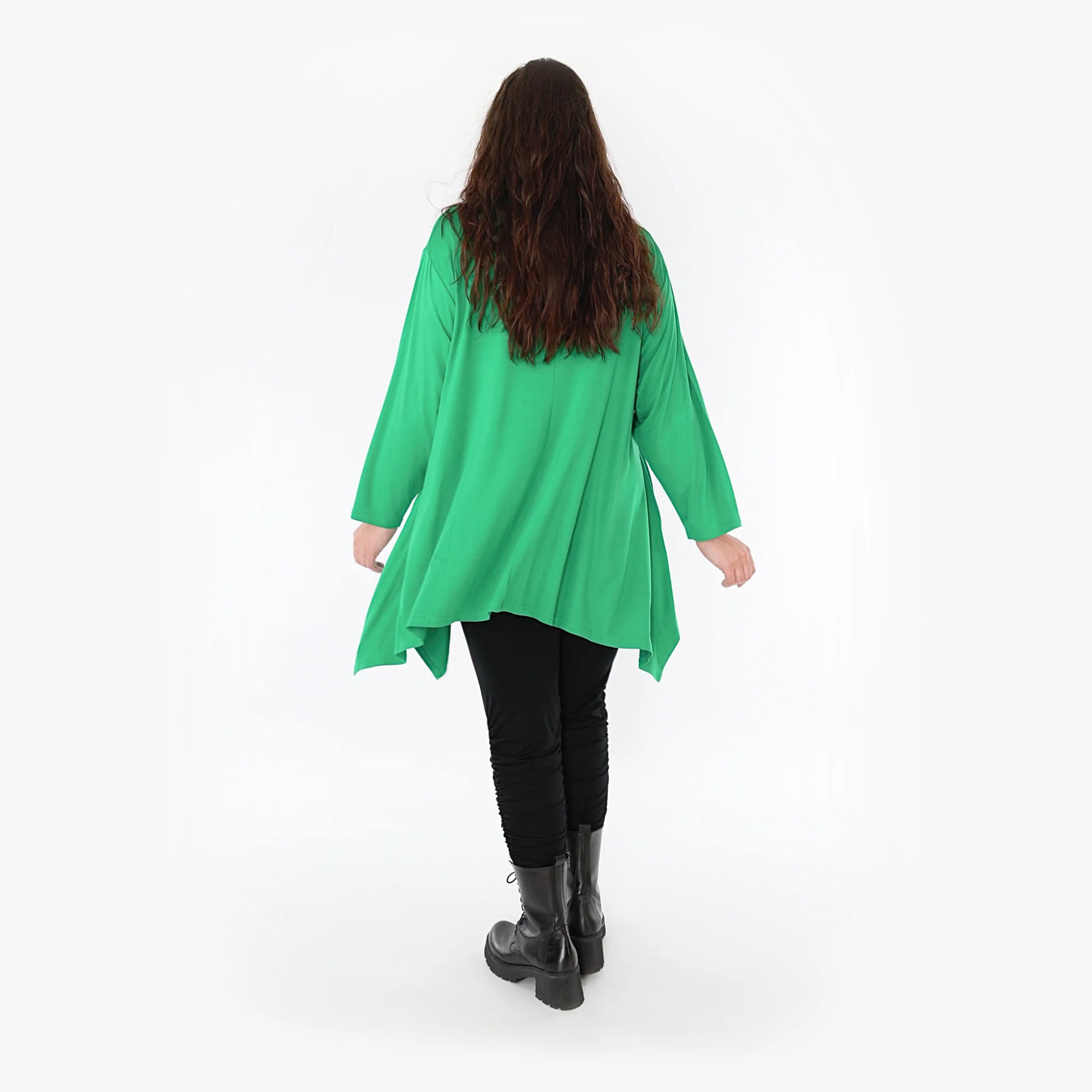 A-Form Shirt von AKH Fashion aus Viskose, 1233.1019L, Grün, Schick, Modern, Bequem
