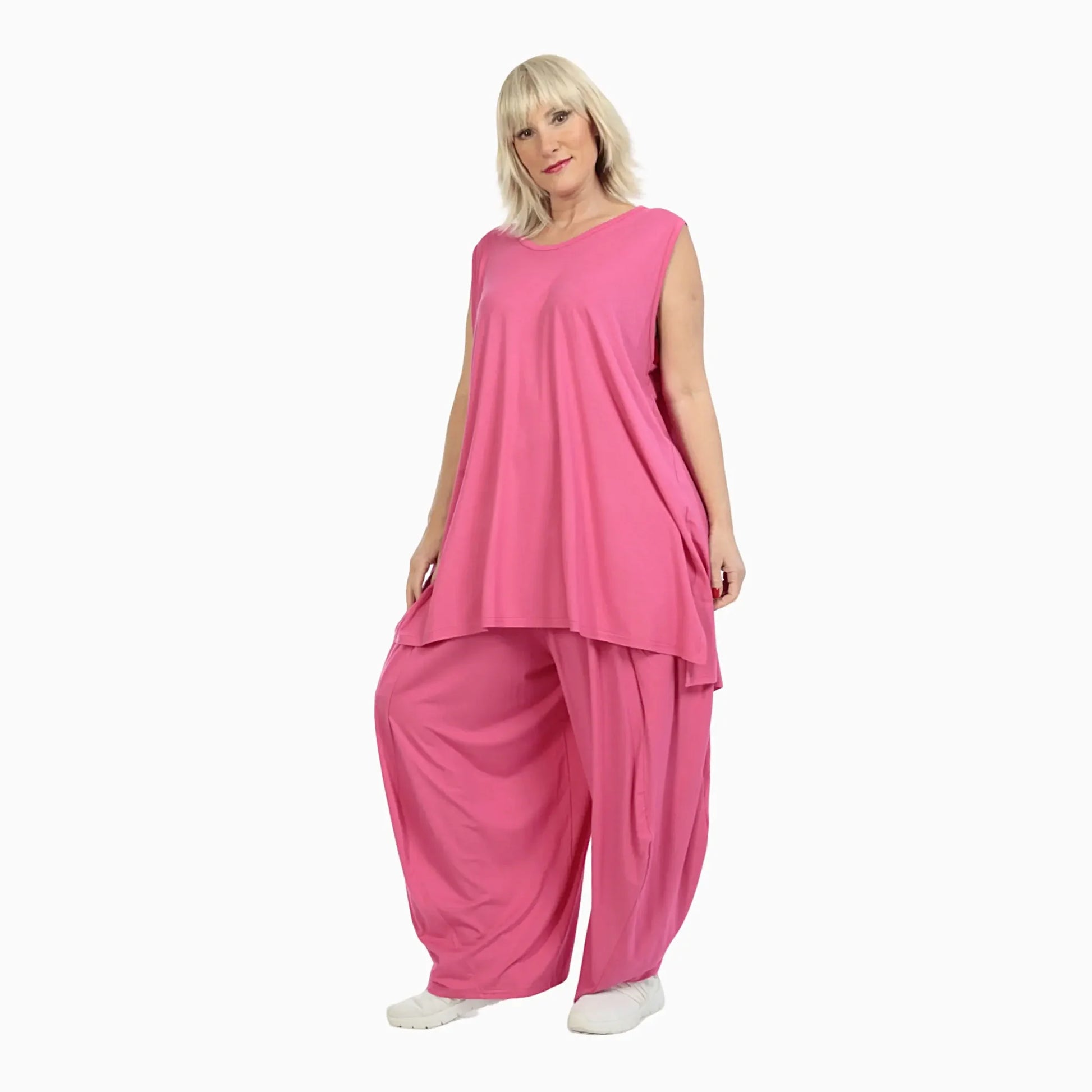 Ballonhose von AKH Fashion aus Viskose, 1233.08069, Fuchsia, Schick, Modern, Bequem