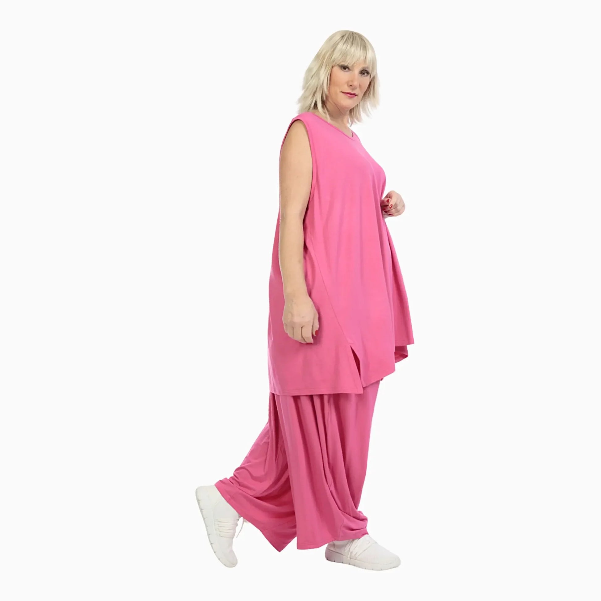 Ballonhose von AKH Fashion aus Viskose, 1233.08069, Fuchsia, Schick, Modern, Bequem