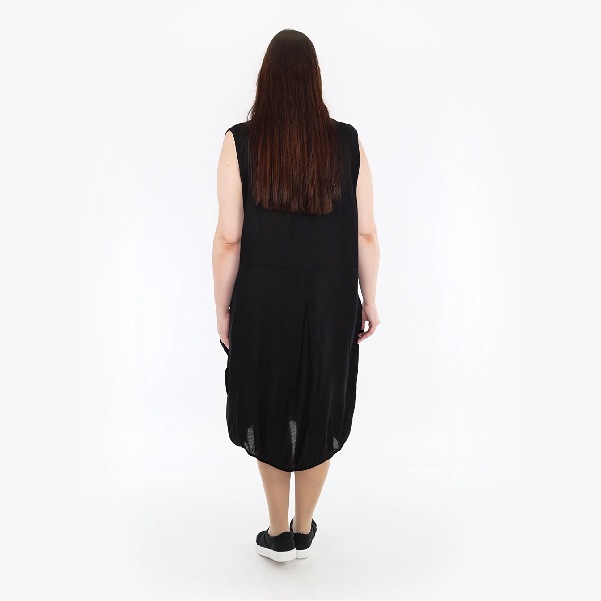 Ballon Tunika von AKH Fashion aus Viskose, 1269.06942, Schwarz, Schick, Modern, Bequem