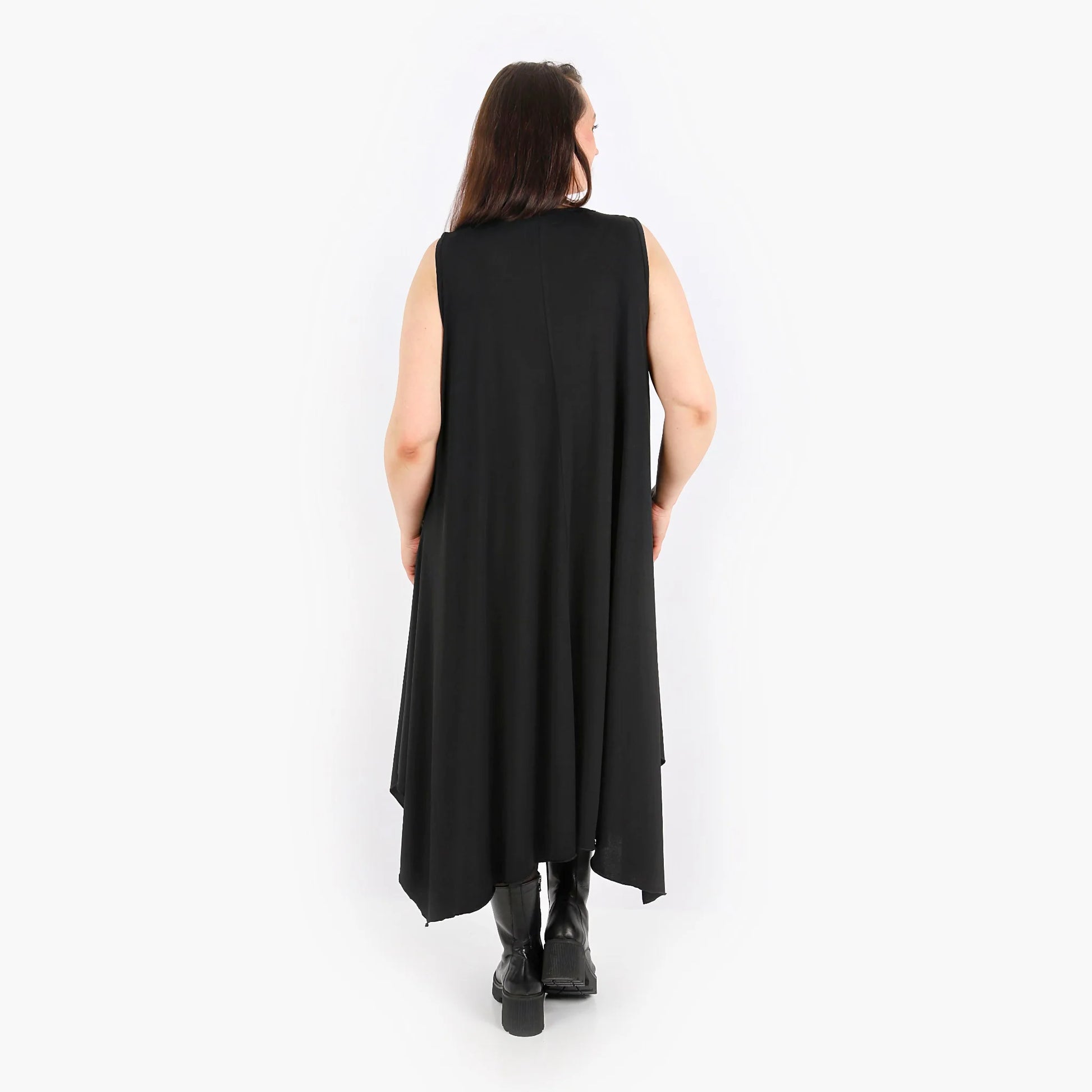 A-Form Tunika von AKH Fashion aus Materialmix, 1313.05927, Schwarz, Schick, Modern, Bequem