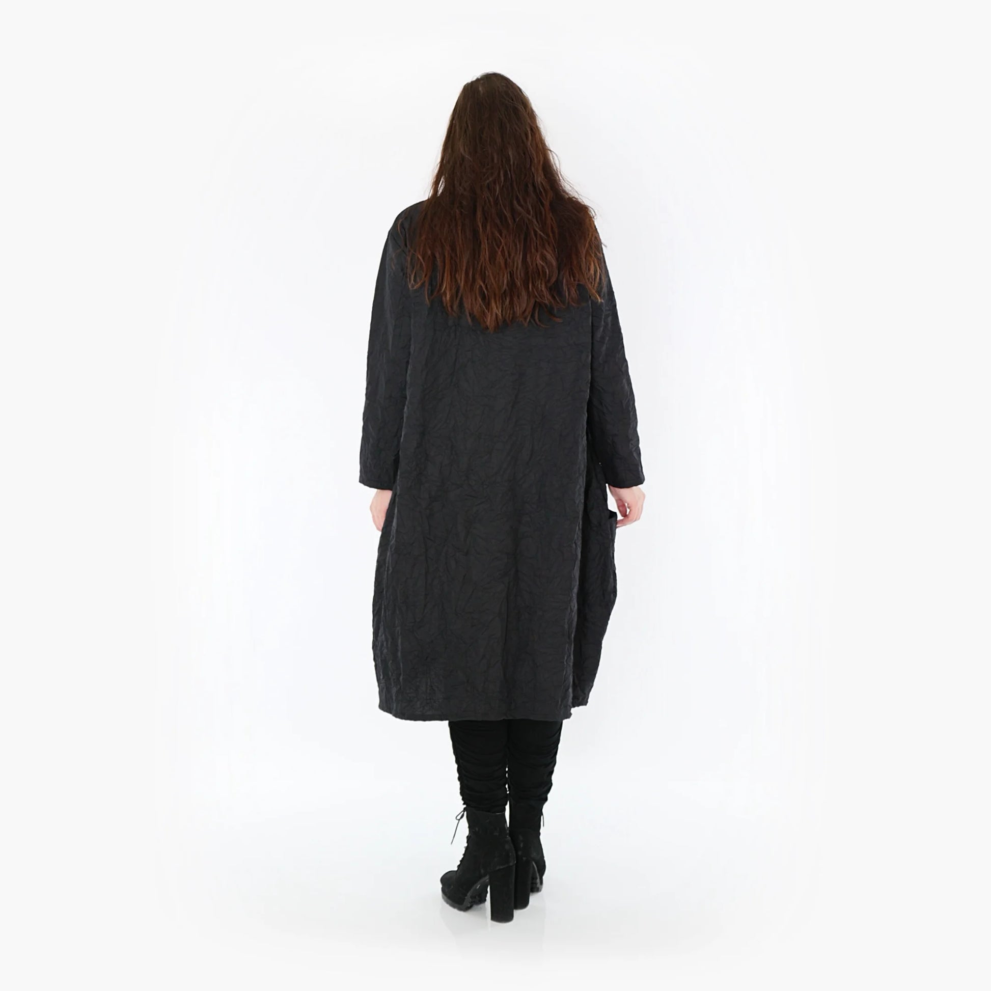 AKH Fashion Kleid in gerader Form, aus Viskose, 1372.06695, Schwarz, Schick, Modern