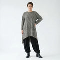 A-Form Shirt von AKH Fashion aus Materialmix, 1526.04656, Grau/Schwarz/Weiß, Schick