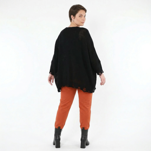 AKH Fashion Leggings in gerader Form, aus Viskose, 1531.0P100, Rost, Ausgefallen, Zeitlos