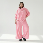  Palazzo Hose von AKH Fashion aus Baumwolle, 1547.06937, Pink, Ausgefallen, Zeitlos, Schick
