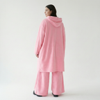  A-Form Kleid von AKH Fashion aus Baumwolle, 1547.06989, Pink, Ausgefallen, Zeitlos, Schick