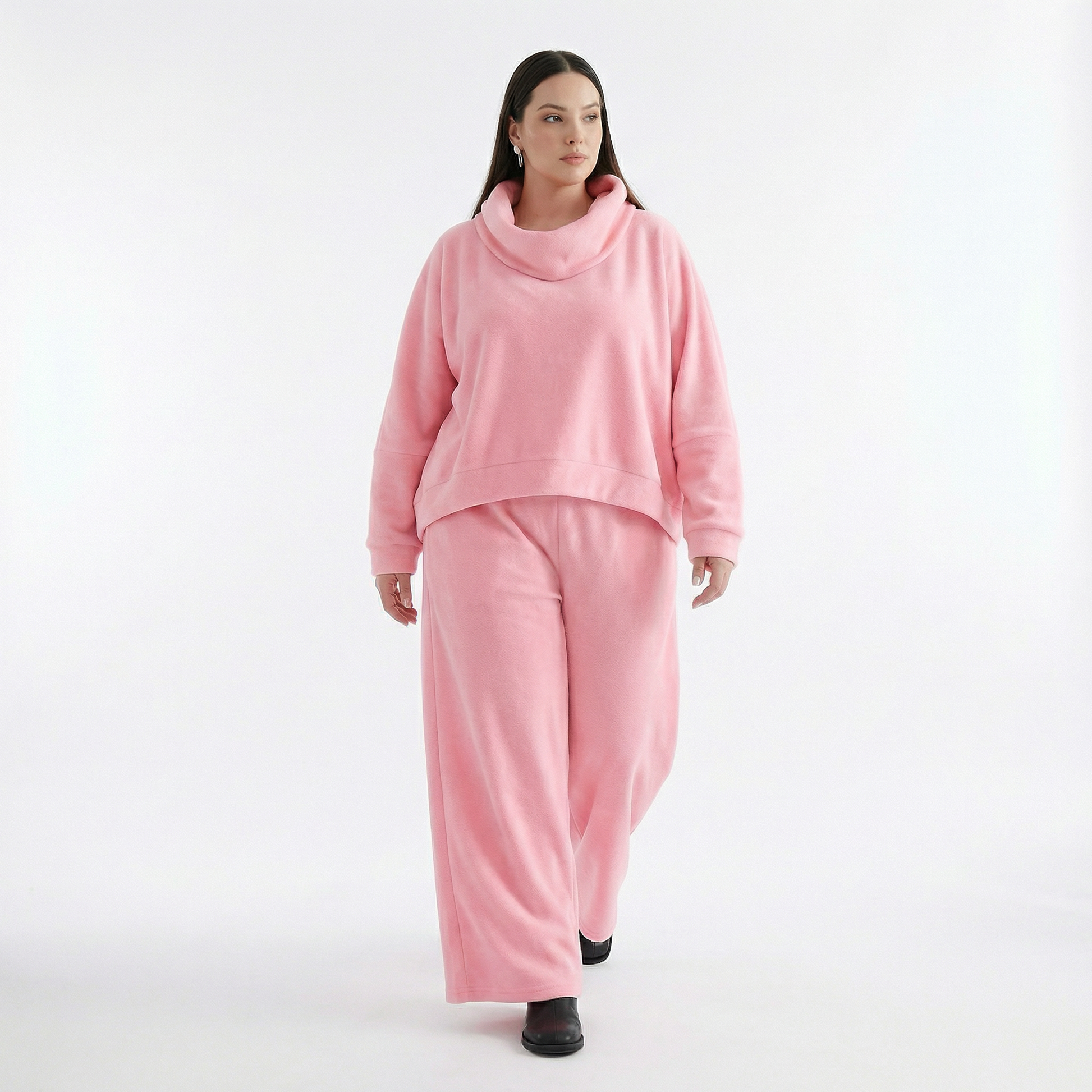  AKH Fashion Überwurf in kastiger Form, aus Baumwolle, 1547.7011R, Pink, Ausgefallen