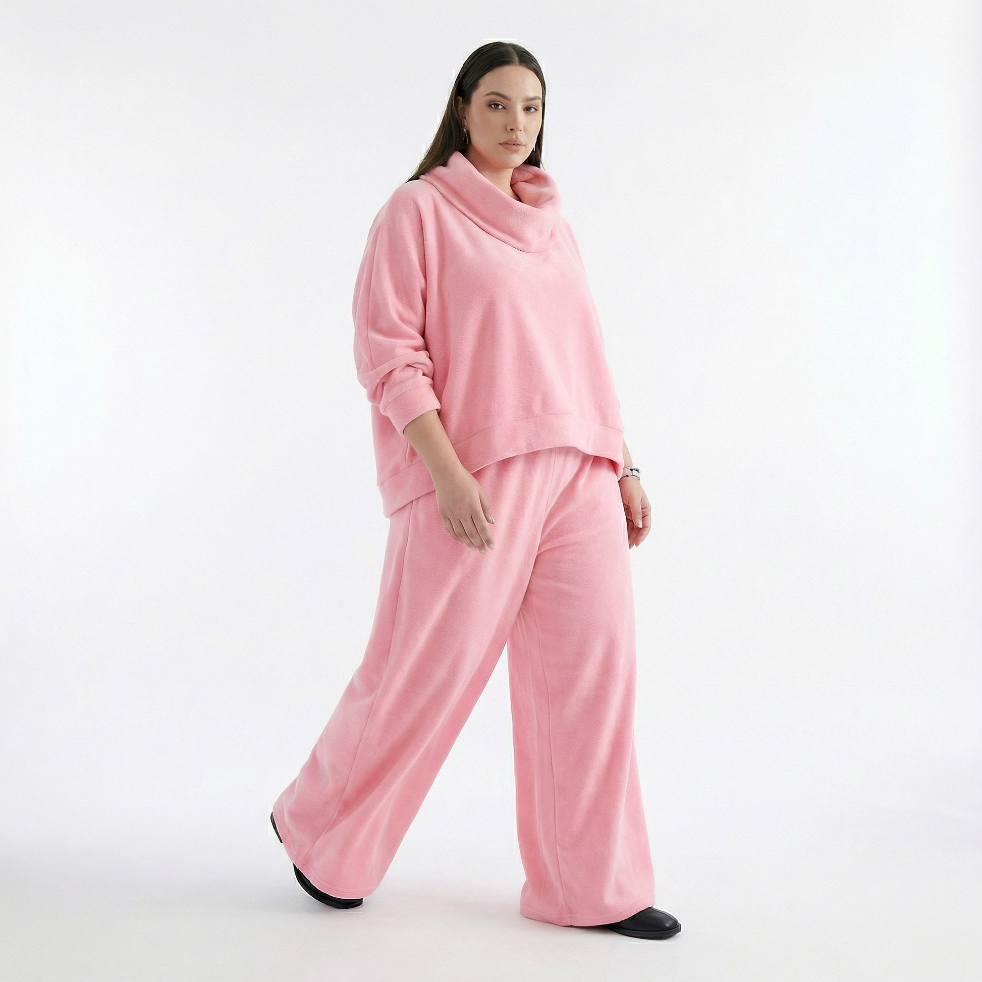  AKH Fashion Überwurf in kastiger Form, aus Baumwolle, 1547.7011R, Pink, Ausgefallen