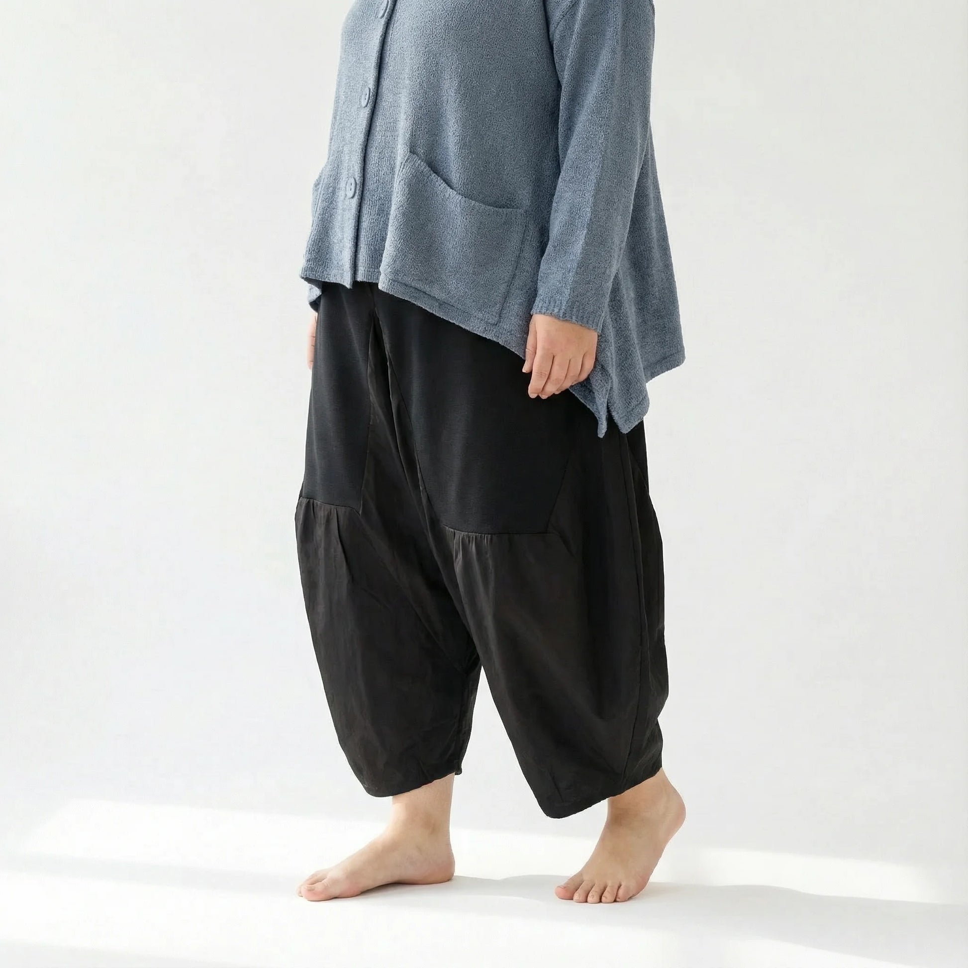  A-Form Jacke von AKH Fashion aus Viskose, 1537.00118, Himmelblau, Meliert, Ausgefallen