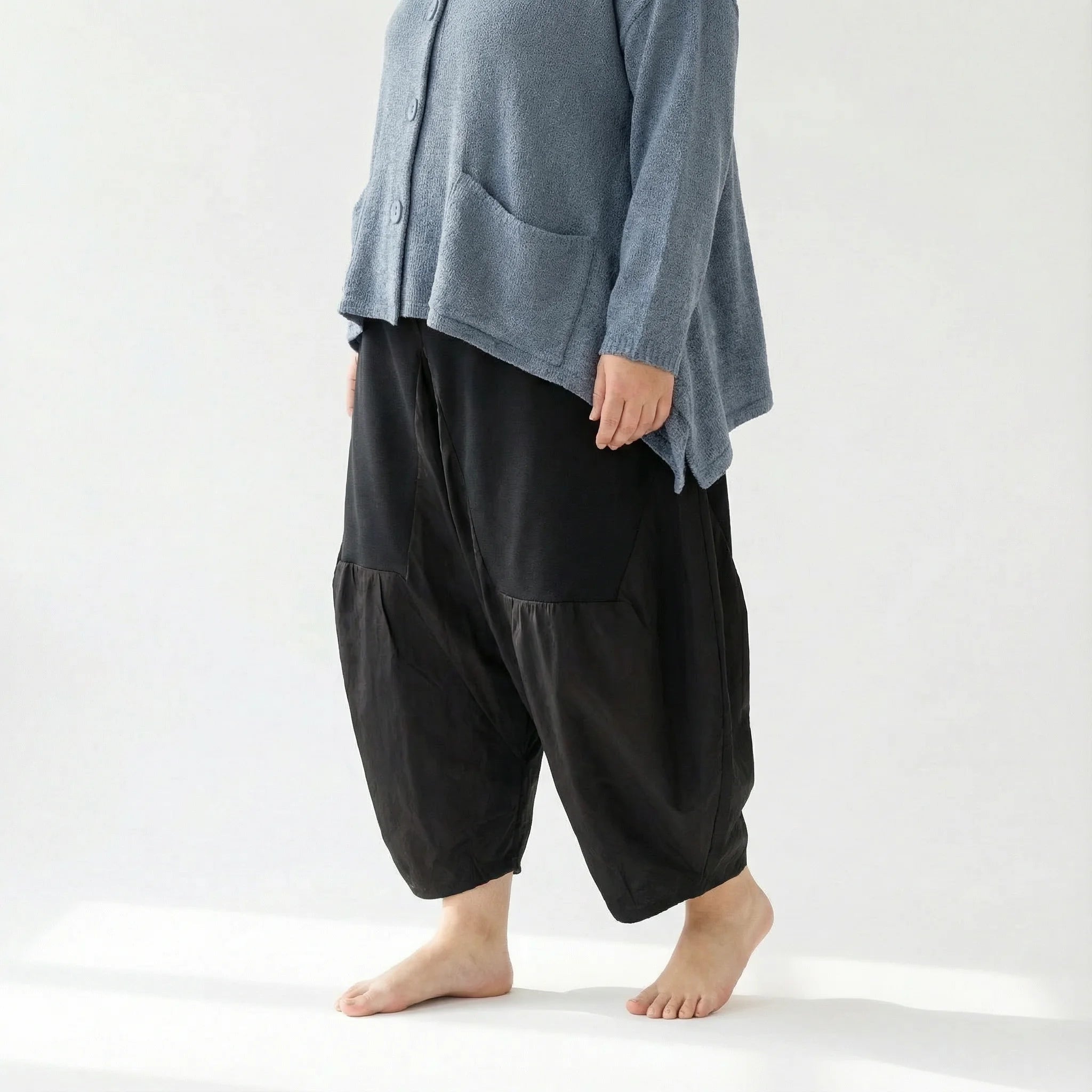  A-Form Jacke von AKH Fashion aus Viskose, 1537.00118, Himmelblau, Meliert, Ausgefallen