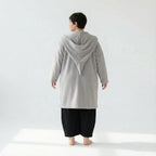  AKH Fashion Jacke in gerader Form, aus Materialmix, 1552.06272, Hellgrau, Ausgefallen