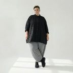  A-Form Bluse von AKH Fashion aus Viskose, 1561.07116, Schwarz, Kariert, Ausgefallen