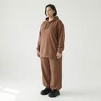  AKH Fashion Bigshirt in gerader Form, aus Viskose, 1566.06988, Braun, Ausgefallen, Zeitlos