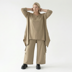  Ballonhose von AKH Fashion aus Viskose, 1566.07125, Camel, Ausgefallen, Zeitlos, Schick