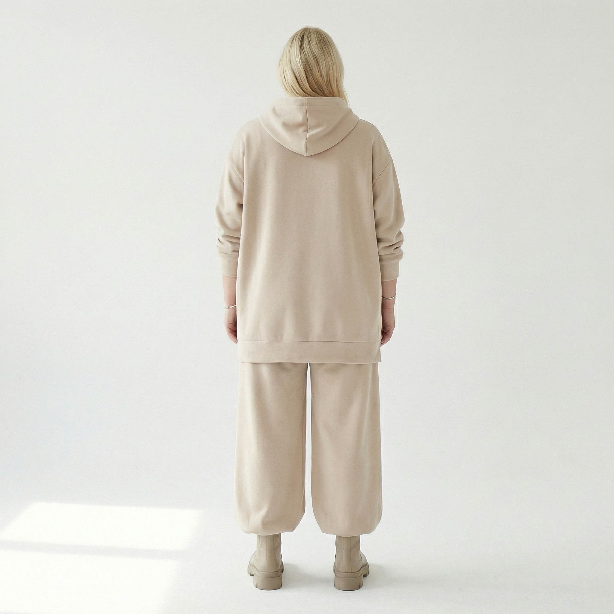  AKH Fashion Bigshirt in gerader Form, aus Viskose, 1566.06988, Beige, Ausgefallen, Zeitlos