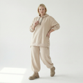  Ballonhose von AKH Fashion aus Viskose, 1566.08067, Beige, Ausgefallen, Zeitlos, Schick