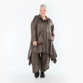 A-Form Jacke von AKH Premium aus Materialmix, P1027.7147, Braun, Ausgefallen, Zeitlos