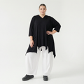 A-Form Bigshirt von AKH Fashion aus Viskose, 1233.06448, Schwarz, Ausgefallen, Zeitlos