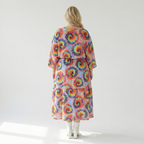  A-Form Kleid von AKH Fashion aus Baumwolle, 1503.07112, Multicolor, Farbmix, Ausgefallen