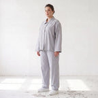 Eleganter Oversizeblazer Grau fliessend Lagenlook elastisch locker sehr modern chic edel