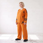 Ballonhose aus Fleece mit Stretch in legerer Form mit Taschen und Klappenverschluss