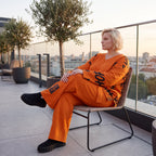 Ballonhose aus Fleece mit Stretch in legerer Form mit Taschen und Klappenverschluss