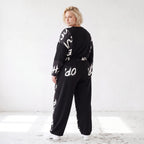 Ballonhose aus weichem Fleece mit Schnürbund und schmal zulaufendem Bein für den Winter