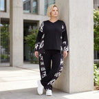 Ballonhose aus weichem Fleece mit Schnürbund und schmal zulaufendem Bein für den Winter