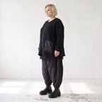 Kuschelige Strickjacke in Glockenform mit Reißverschluss Taschen und Stretchkomfort