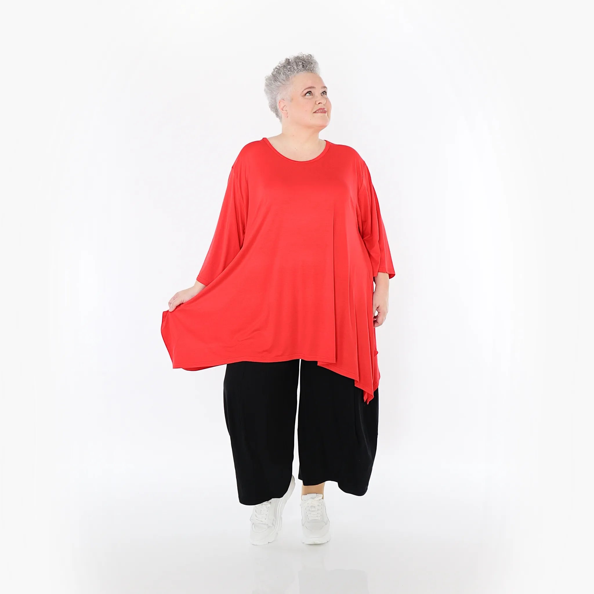  Ballonhose von AKH Fashion aus Viskose, 1233.08069, Schwarz, Ausgefallen, Zeitlos, Schick