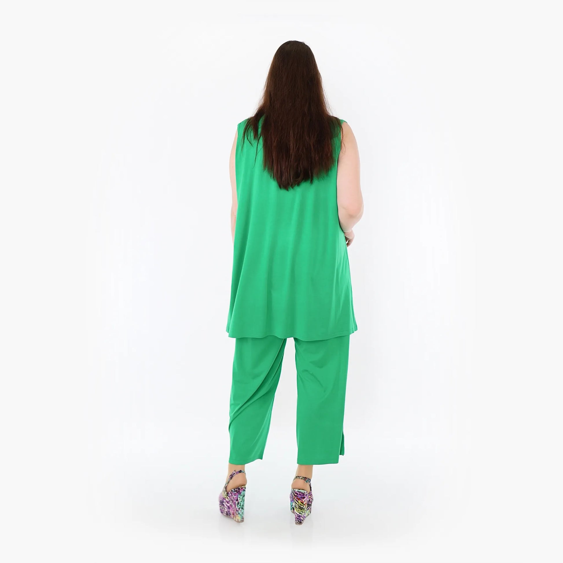  AKH Fashion Top in gerader Form, aus Viskose, 1233.06675, Grün, Ausgefallen, Zeitlos