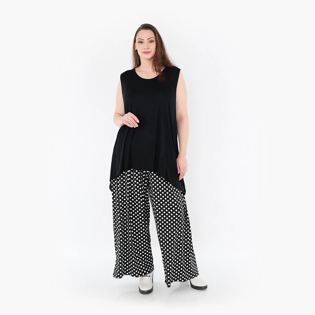 Marlene Hose von AKH Fashion aus Materialmix, ausgefallene, zeitlose Lagenlook Mode