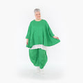 A-Form Bigshirt von AKH Fashion aus Materialmix, 1372.00593, Grün, Ausgefallen, Zeitlos