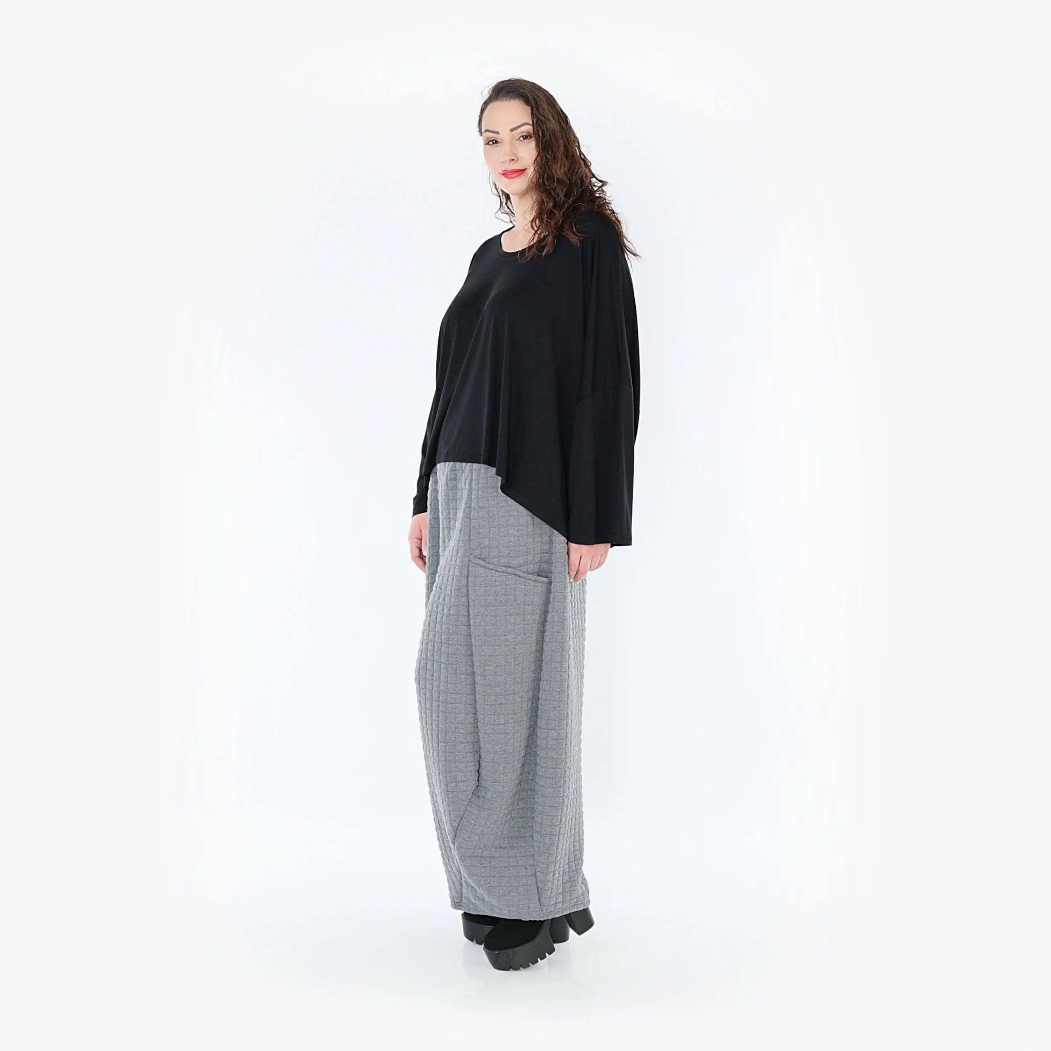 Ballonhose von AKH Fashion aus Materialmix, ausgefallene, zeitlose Lagenlook Mode