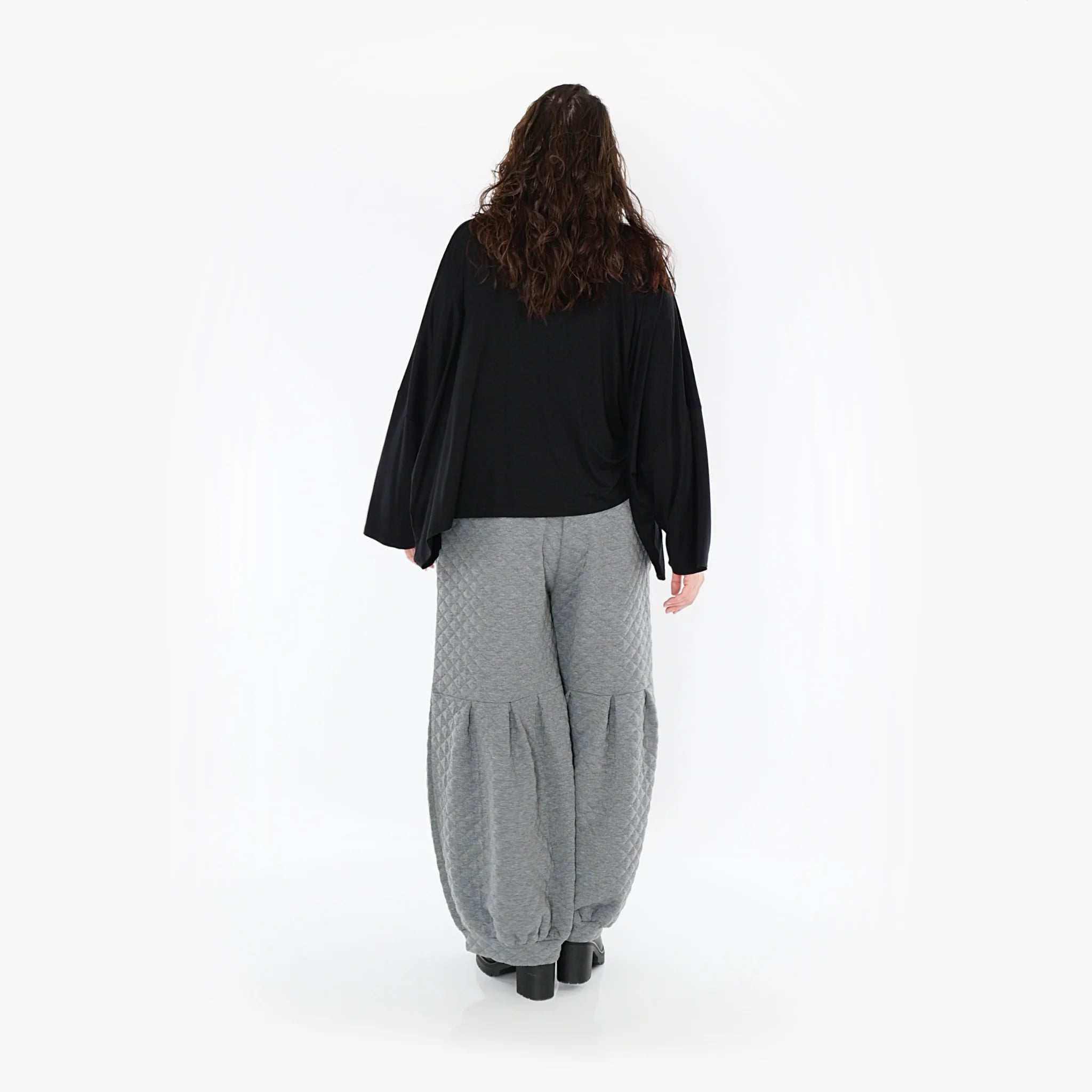  Ballonhose von AKH Fashion aus Materialmix, 1394.06974, Grau, Schick, Modern, Bequem
