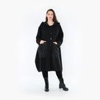  Ballonmantel von AKH Fashion aus Materialmix, 1394.06986, Schwarz, Schick, Modern, Bequem