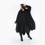 Ballonmantel von AKH Fashion aus Materialmix, ausgefallene, zeitlose Lagenlook Mode