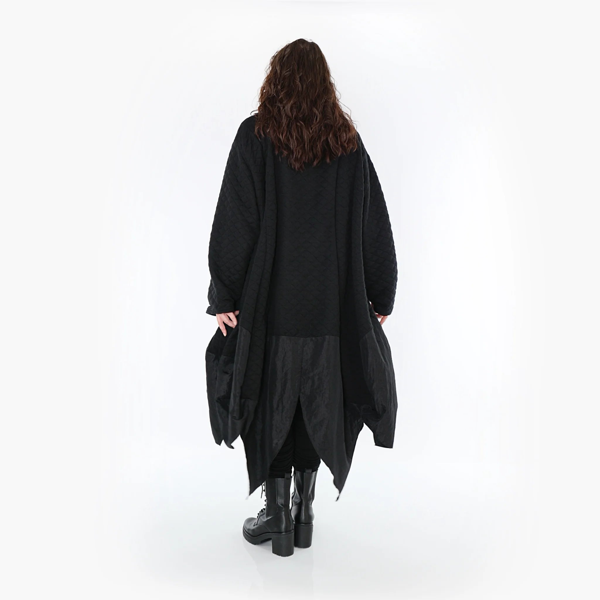 Ballonmantel von AKH Fashion aus Materialmix, ausgefallene, zeitlose Lagenlook Mode