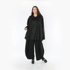  A-Form Bigshirt von AKH Fashion aus Materialmix, 1400.0593R, Schwarz, Schick, Modern, Bequem