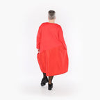  Ballonkleid von AKH Fashion aus Polyester, 1404.07016, Rot, Schick, Modern, Bequem, Schick