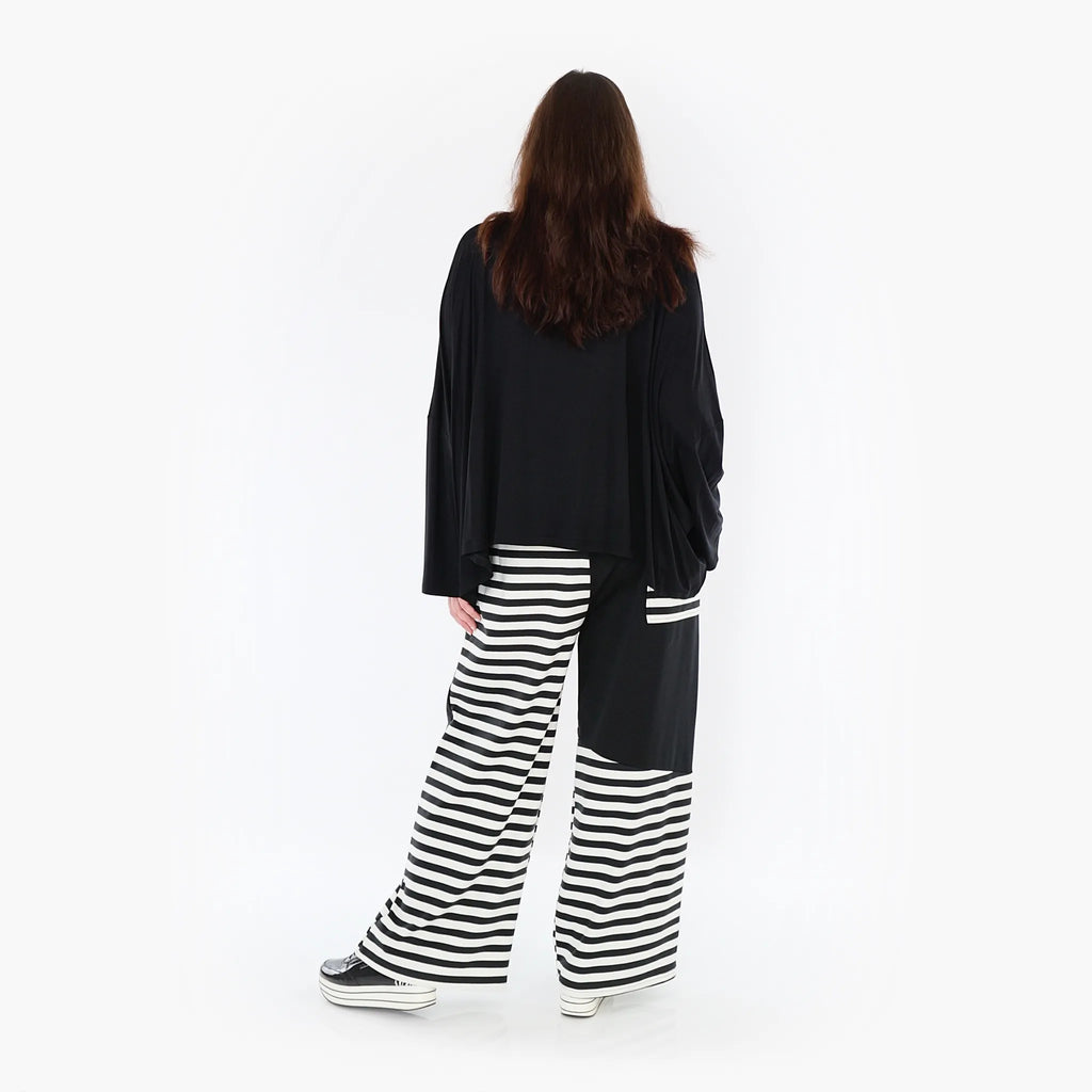 Oversize Damen Hose, AKH Fashion, Viskose, gerader Form, Lagenlook Mode, große Größen - SEELENlook