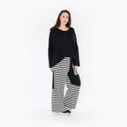 Oversize Damen Hose, AKH Fashion, Viskose, gerader Form, Lagenlook Mode, große Größen - SEELENlook