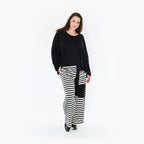 Oversize Damen Hose, AKH Fashion, Viskose, gerader Form, Lagenlook Mode, große Größen - SEELENlook