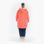  AKH Fashion Bigshirt in gerader Form, aus Baumwolle, 1427.06988, Koralle/Fuchsia, Kariert