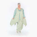  A-Form Weste von AKH Fashion aus Viskose, 1429.00110, Apfelgrün, Schick, Modern, Bequem