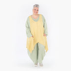  A-Form Weste von AKH Fashion aus Viskose, 1429.00110, LimeGelb, Schick, Modern, Bequem