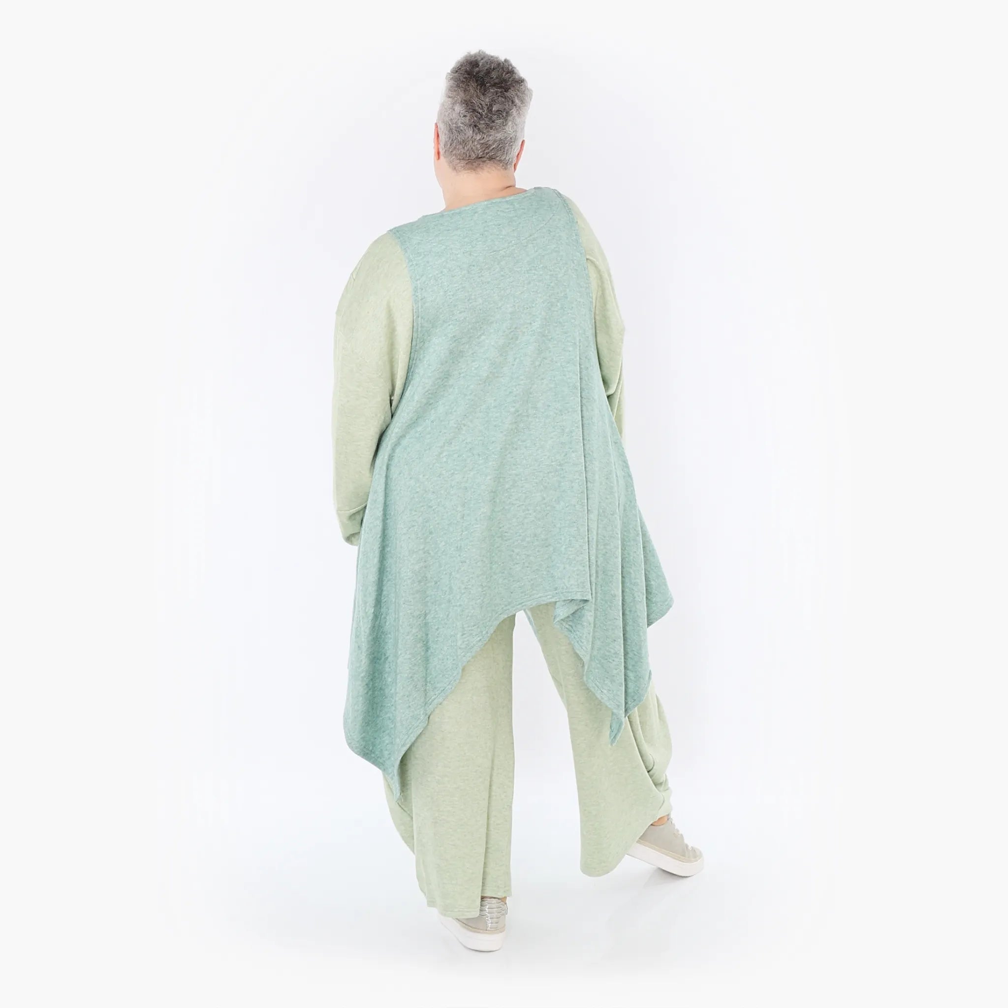  A-Form Weste von AKH Fashion aus Viskose, 1429.00110, Mint, Schick, Modern, Bequem, Schick