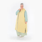  AKH Fashion Weste in gerader Form, aus Viskose, 1429.06879, LimeGelb, Schick, Modern