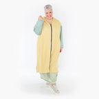  AKH Fashion Weste in gerader Form, aus Viskose, 1429.06879, LimeGelb, Schick, Modern