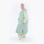  AKH Fashion Weste in gerader Form, aus Viskose, 1429.06879, Mint, Schick, Modern, Bequem